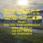 ĐẤT ĐẸP – GIÁ TỐT - CHÍNH CHỦ Cần Bán LÔ ĐẤT tại thị xã Bình Long, tỉnh Bình Phước